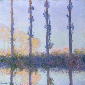 I quattro alberi, 1891 da Claude Monet