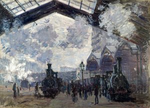 La Gare St-Lazare da Claude Monet