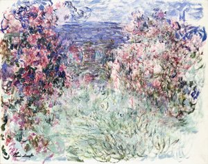 La casa tra le rose da Claude Monet
