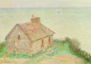 La casa a Douanier, effetto rosa da Claude Monet