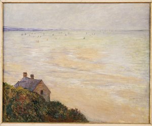 La capanna a Trouville, bassa marea, 1881 da Claude Monet