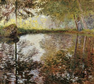 Il lago a Montgeron, Francia da Claude Monet