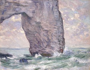 La Manneporte vista dal Basso da Claude Monet