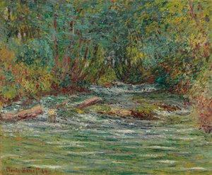 Il fiume Epte a Giverny, estate