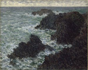 Le rocce a Belle-Ile, La costa selvaggia, 1886