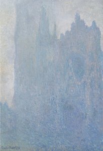 La cattedrale di Rouen nella nebbia da Claude Monet