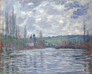 La Senna in piena a Vetheuil