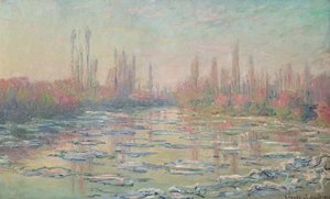 Il Disgelo sulla Senna, vicino a Vetheuil, 1880 da Claude Monet