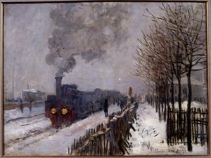 Il treno nella neve