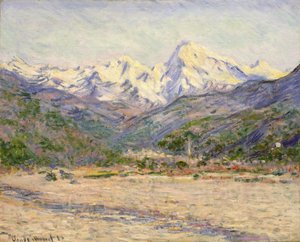 La valle del Nervia da Claude Monet