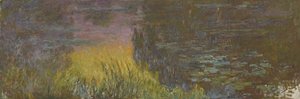 Le ninfee - Sole al tramonto da Claude Monet
