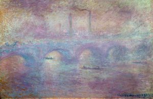 Il ponte di Waterloo, effetto nebbia, 1903 da Claude Monet