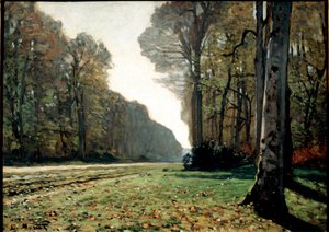 Il pavimento di Chailly (Fontainebleau), c.1865 da Claude Monet