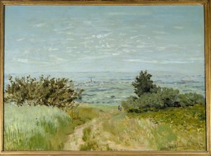 Veduta dalla pianura ad Argenteuil, pendii di Sannois nel 1872 da Claude Monet
