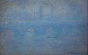 Ponte di Waterloo. Effetto della nebbia da Claude Monet