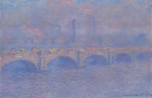 Ponte di Waterloo, effetto della luce solare