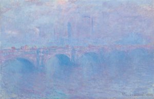 Ponte di Waterloo, effetto di nebbia