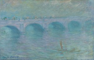 Ponte di Waterloo nella nebbia da Claude Monet