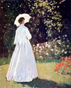 Donna nel giardino, Sainte Adresse, (dettaglio), 1867