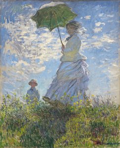 Donna con un parasole - Madame Monet e suo figlio