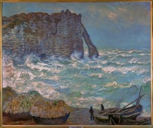 Étretat, mare agitato
