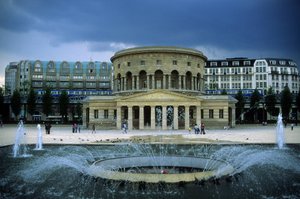 Architettura: veduta della Rotonda de la Villette (Rotonda Ledoux) (1784-1789) realizzata dall