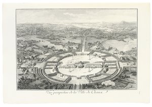 Veduta prospettica della città di Chaux, 1804