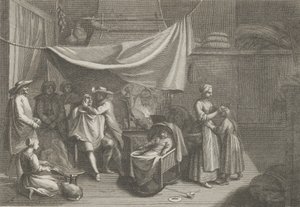 Mattina Le Matin, ca. 1700 da Claude Saint Paul