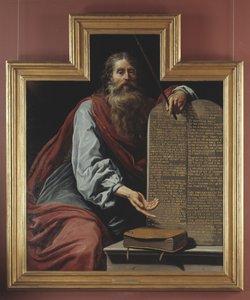 Mosè con le tavole della legge da Claude Vignon