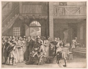 Il fidanzamento, tavola 14 da Pastorales