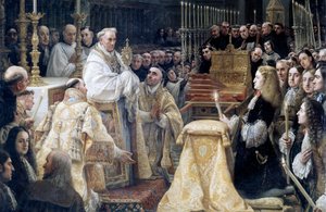 Carlo II di Spagna in adorazione dell