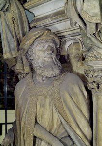 Il Pozzo di Mosè, (dettaglio di Daniele) da Claus and Malouel, Jean Sluter