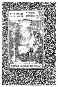Pagina del titolo di The Field of Clover, 1899 da Clemence Housman