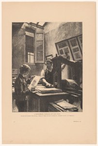 Stampatore Liénard e suo figlio (L