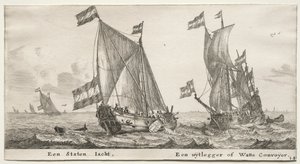 Varie navi e vedute di Amsterdam, Parte II: Yacht dell