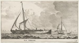 Varie navi e vedute di Amsterdam (Verscheÿde Schepen en Gesichten van Amstelredam), Parte II: Un mercantile