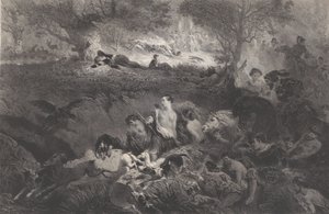 Sogni di caccia, 1858 da Célestin Nanteuil