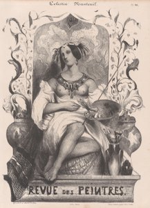 Pagina del titolo per la Revue de Peintres da Célestin Nanteuil