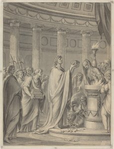 Un antico sacrificio da Clément Pierre Marillier