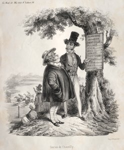Corse di Chantilly, 1841 da Clémente Pruche