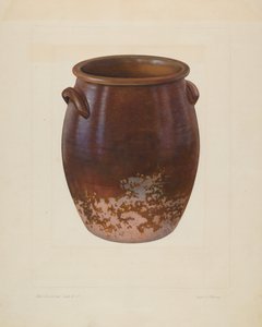 Grande vaso di terracotta