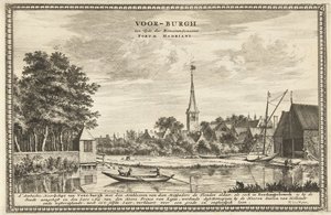 Vista di Voorburg da Coenraet Decker