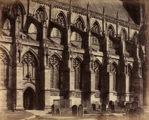 Lato sud del Beverley Minster da Col. Alfred Capel Cure
