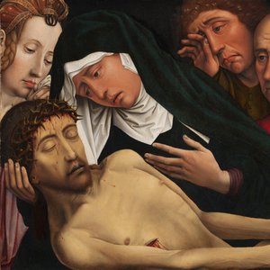 Compianto su Cristo (dettaglio) da Colijn de Coter