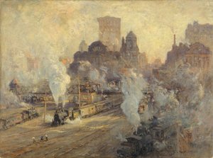 Grand Central Station, 1909 da Colin Campbell Cooper