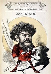 Cartone animato di Jean Richepin (1849-1926), scrittore francese da Coll Toc