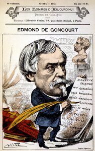 Edmond de Goncourt - Coll-Toc, in "Les Hommes d