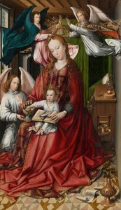 Vergine e Bambino incoronati dagli angeli da Colyn de Coter