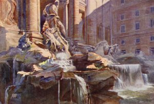 Fontana di Trevi, Roma da Commendator Formilli