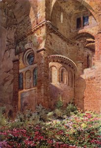 Sacro Speco con Roseto, abside della cappella più bassa, Subiaco da Commendator Formilli